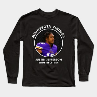 JUSTIN JEFFERSON - WR - MINNESOTA VIKINGS Long Sleeve T-Shirt